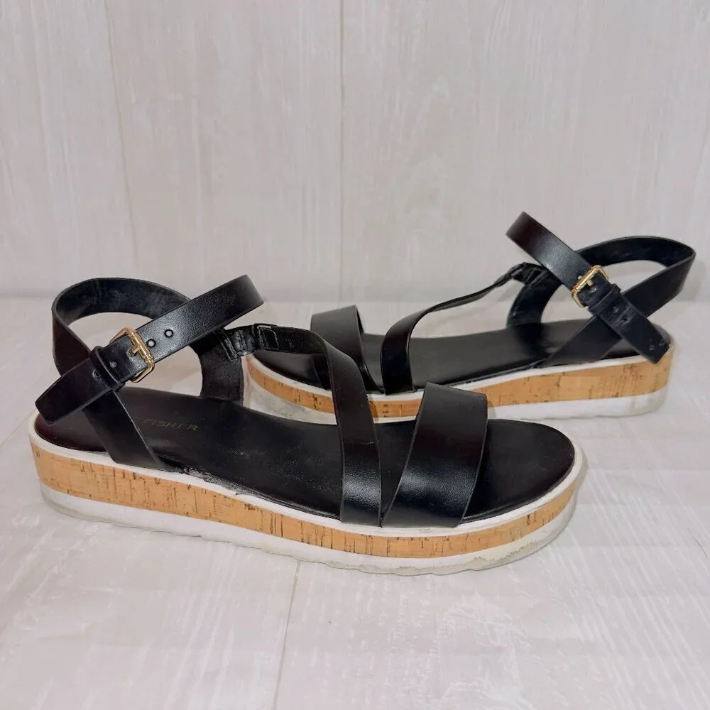 Marc Fisher Women's Grandie Wedge Sandal size US 8M